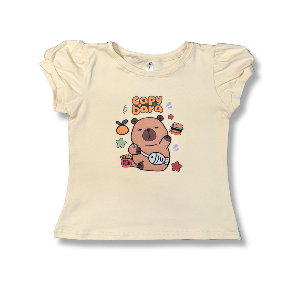 Remera Capibara algodon con lycra Premium