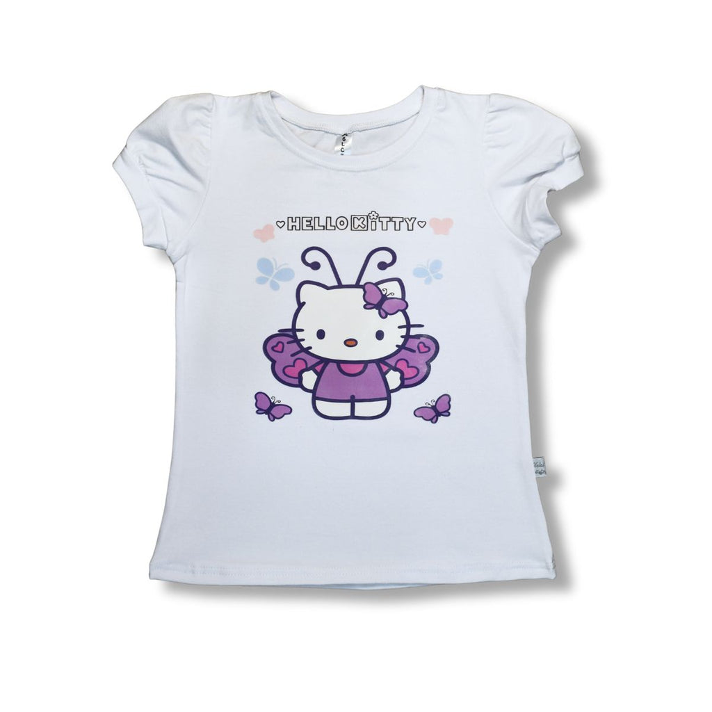 Remera Hello Kitty Algodon con lycra Premium