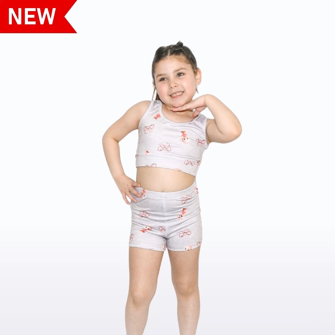 Conjunto Top Y Short Ballerina Capuchina Lycra Premium