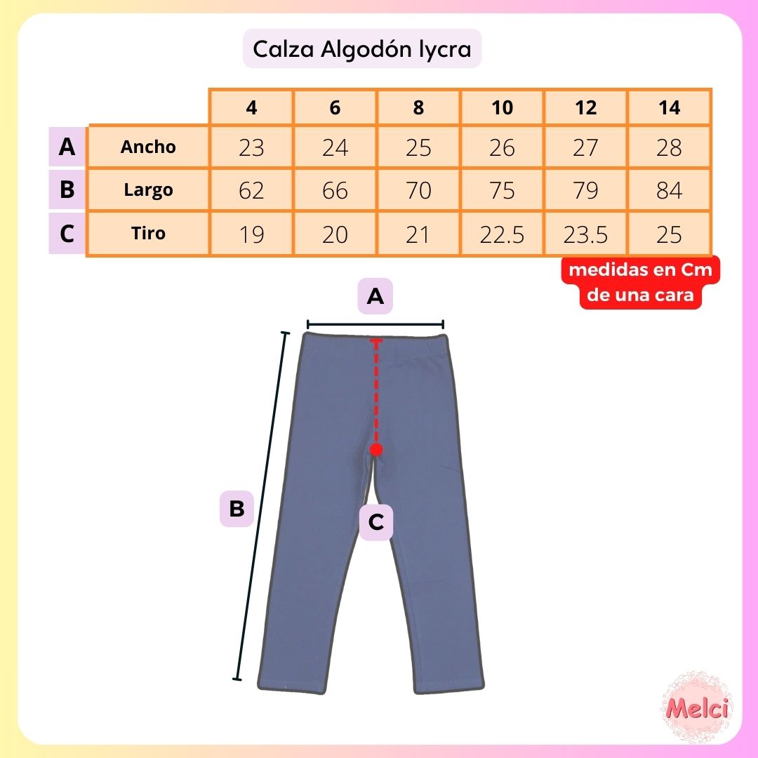 Calza Algo/ Lycra (N.A) ¡NUEVO!