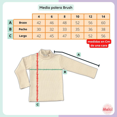 Media polera Termica BRUSH