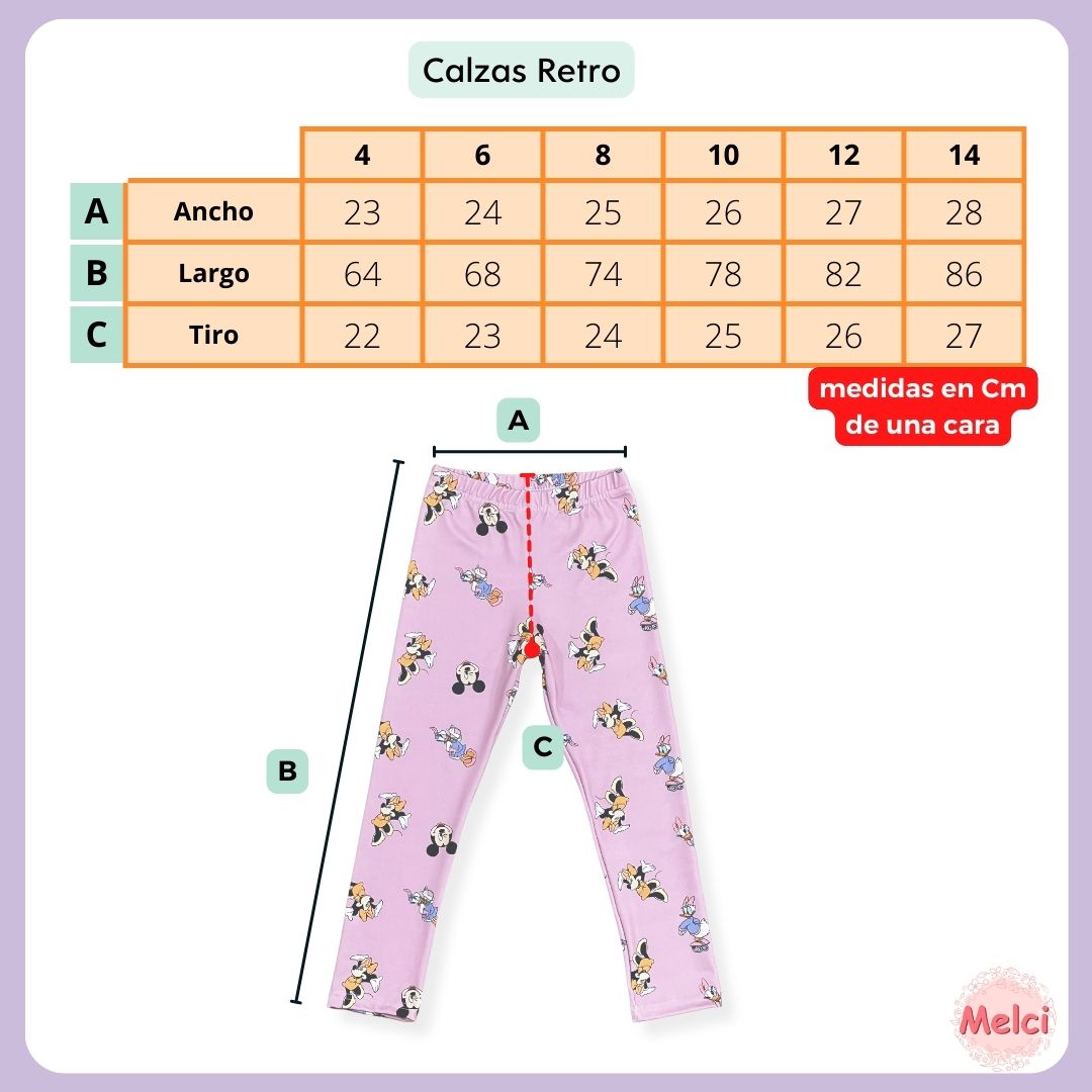 Calza Lycra Disney