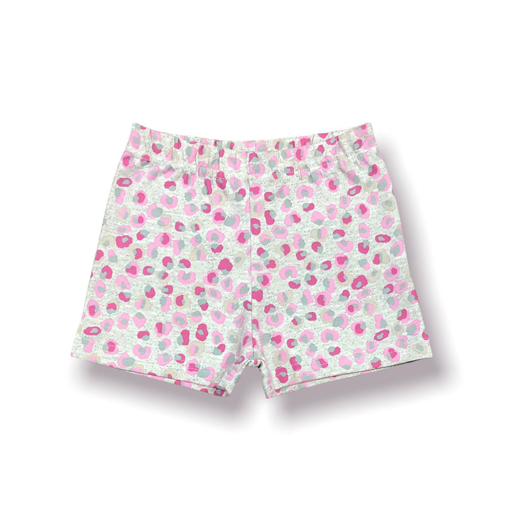 Short de  Algodón con Lycra Estampada en Print