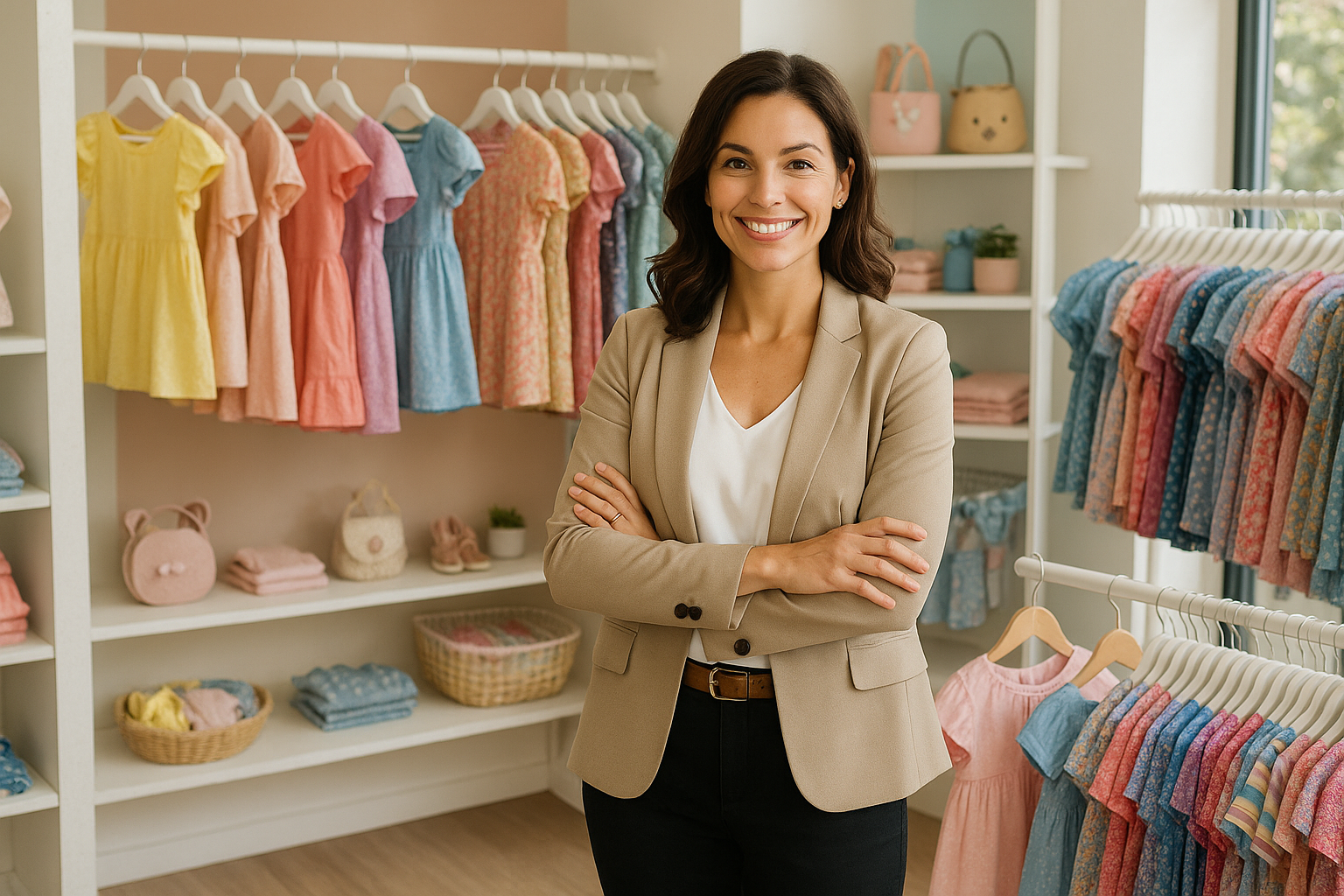 Revendedora de ropa de niña.... Negocio... mujer real